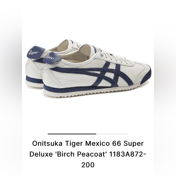 Onitsuka Tiger Mexico 66 Super Deluxe 'Birch Peacoat' // Women’s 6.5 | Men’s 5 - Picture 3 of 5